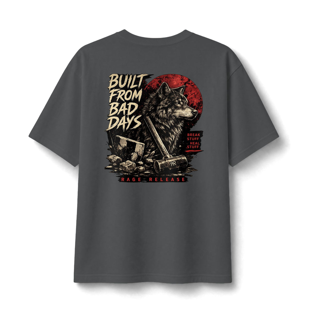Heavyweight Graphic Tee - Built From Bad Days