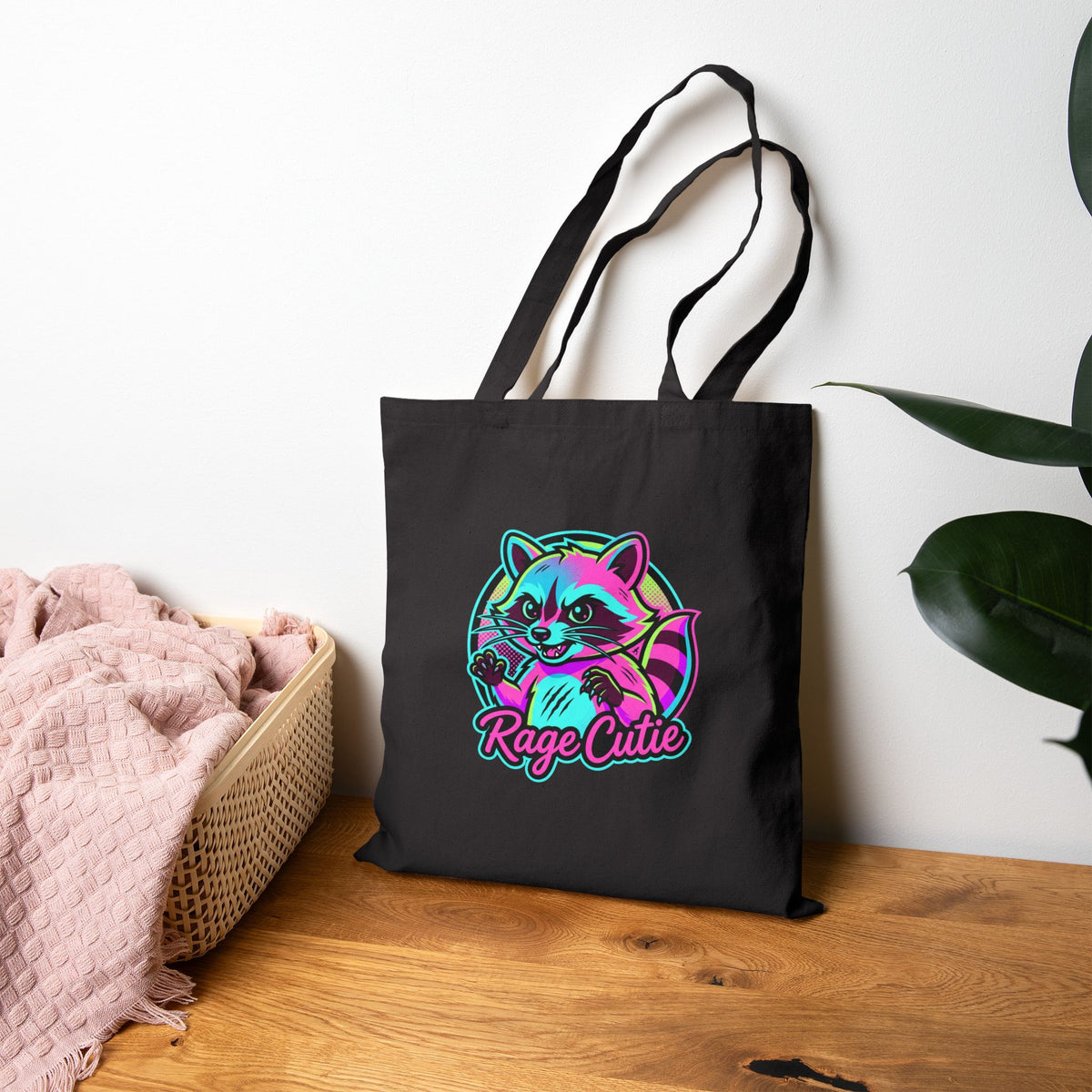 Tote Bag - Rage Cutie Raccoon