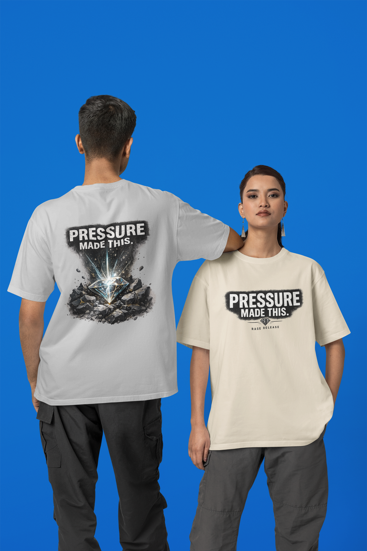 Heavyweight Graphic Tee - Pressure Made This