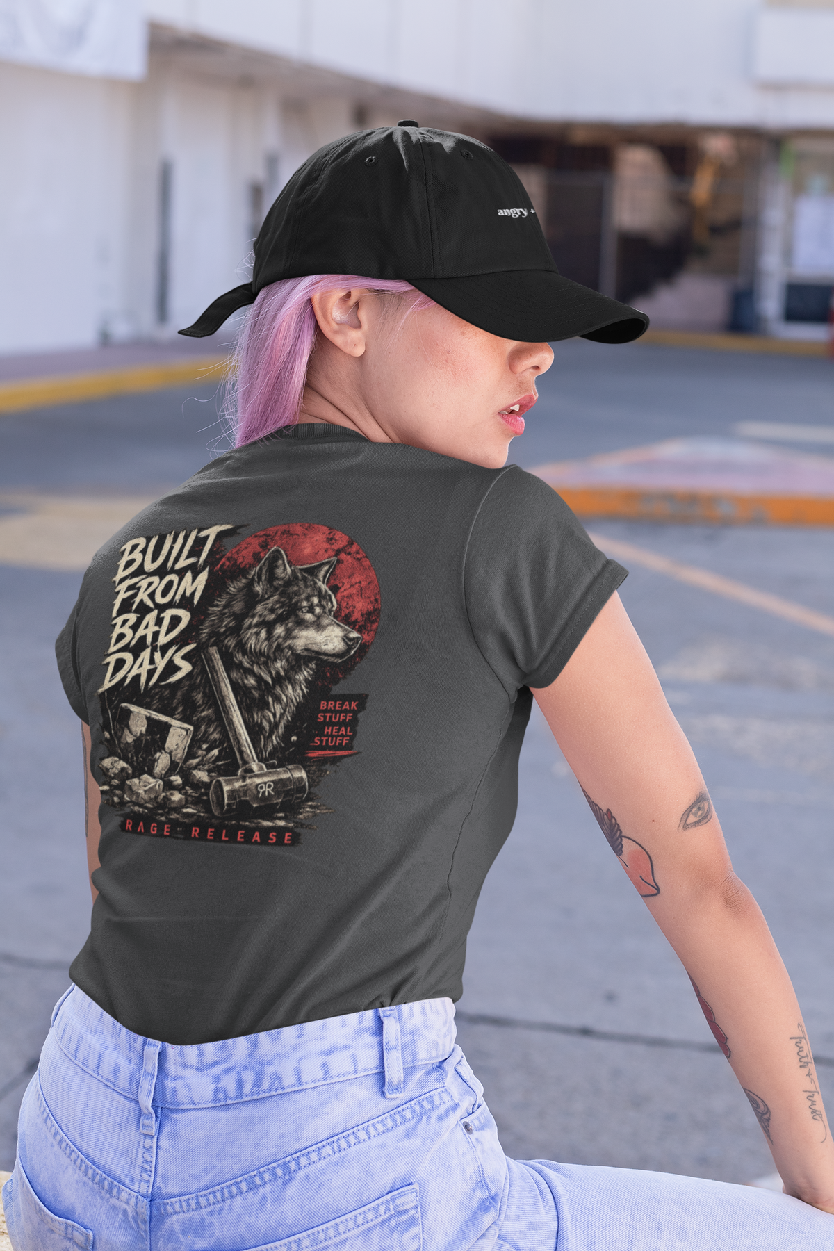 Heavyweight Graphic Tee - Built From Bad Days