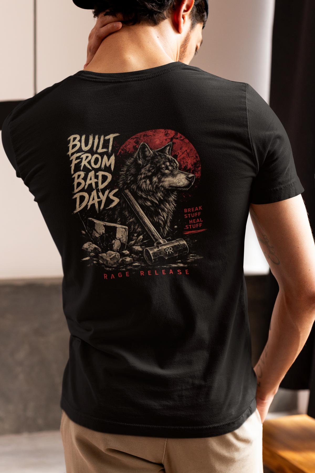 Heavyweight Graphic Tee - Built From Bad Days
