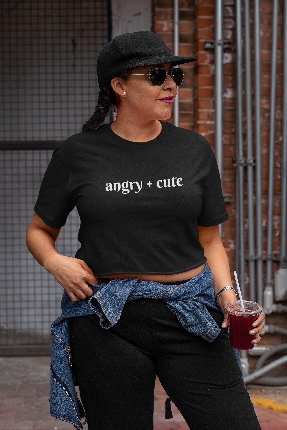 Boxy Tee - Angry + Cute