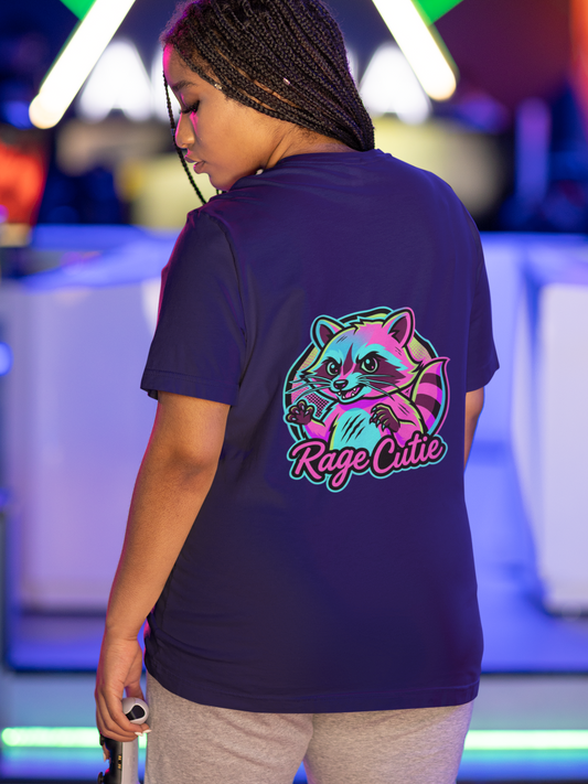 Graphic Tee - Rage Cutie Raccoon