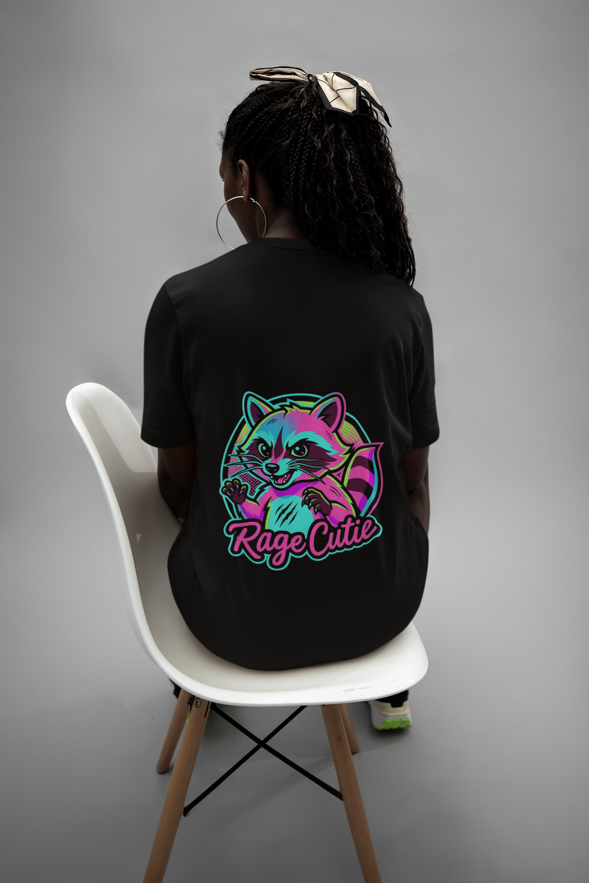 Graphic Tee - Rage Cutie Raccoon