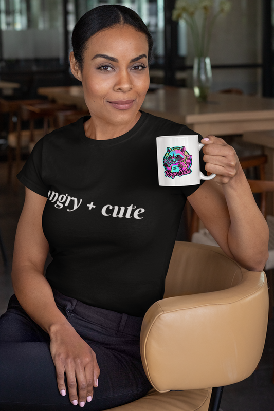 T-Shirt - Angry + Cute
