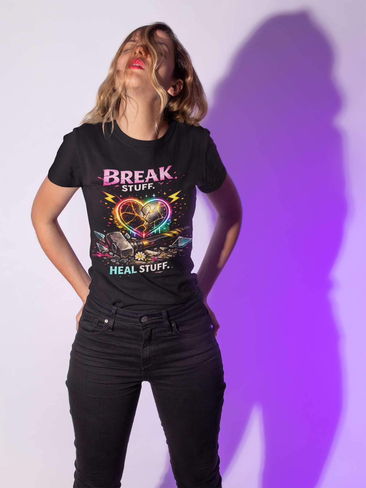 Graphic Tee - Break Stuff Heal Stuff