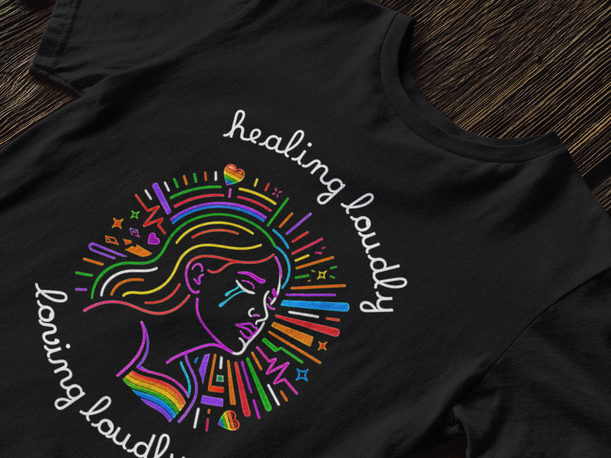 Graphic Tee - Healing Loudly Loving Loudly