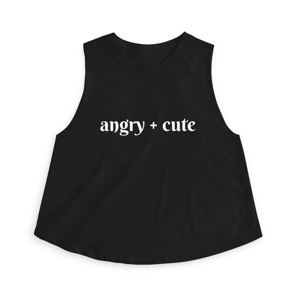 Crop Top - Angry + Cute