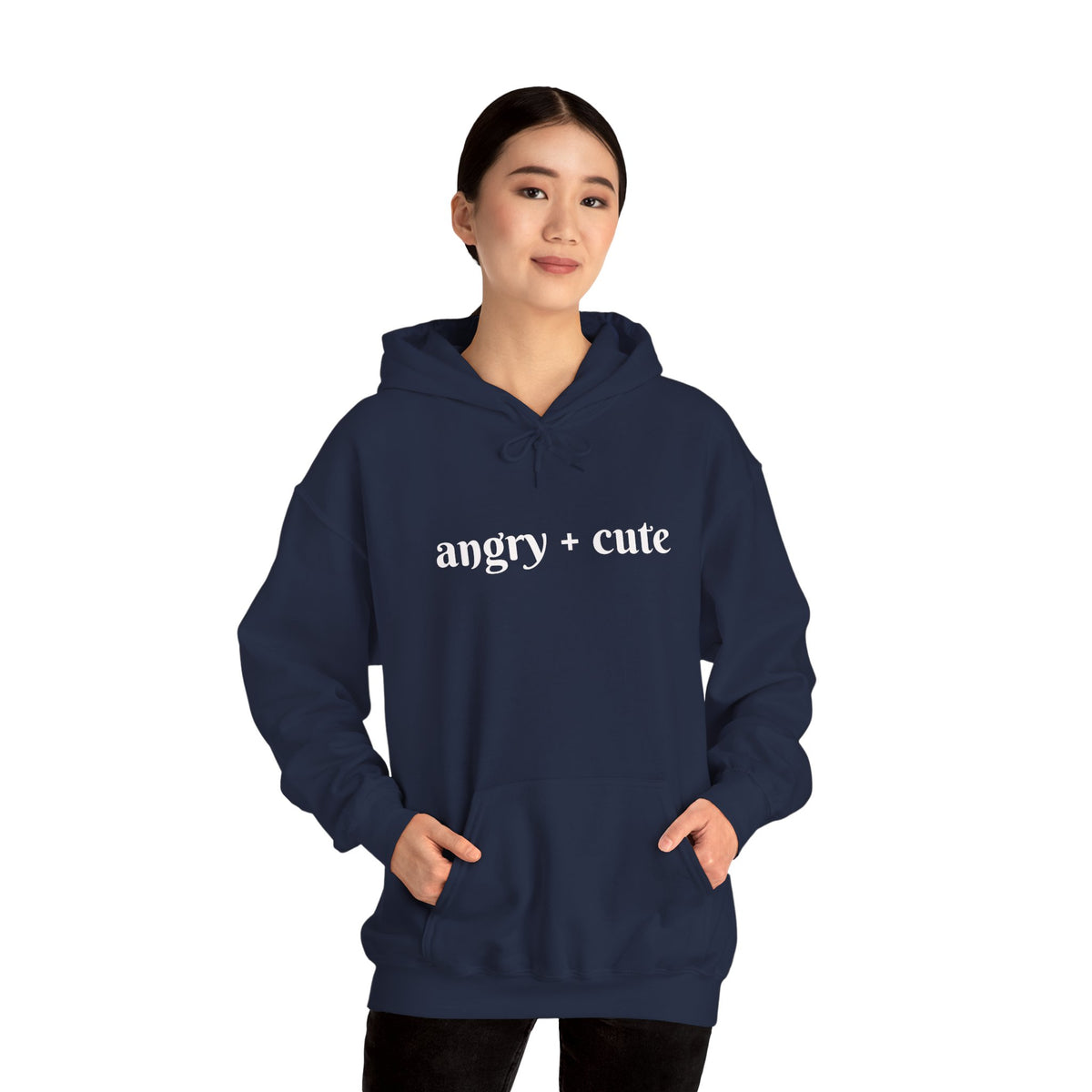 Hoodie - Angry + Cute