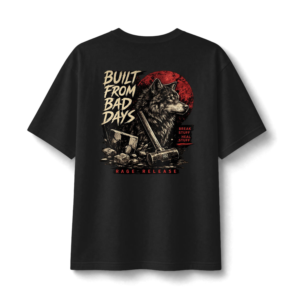 Heavyweight Graphic Tee - Built From Bad Days