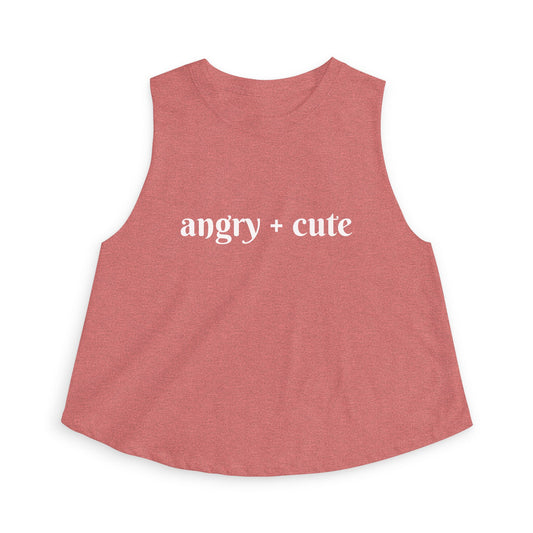 Crop Top - Angry + Cute